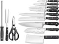 Beech block complete with 10 knives and 2 accessories Classic Series by Wusthof