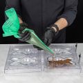 Moule en polycarbonate pour lapins en chocolat MINOU de Martellato Professional