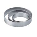 Fascia inox liscia monoporzione tonda Ø 60 x h 20 mm