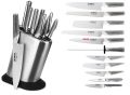#GlobalTop: Block complete with 10 Global knives and 1 sharpener - CUSTOM with laser engraving
