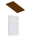 Polycarbonate mould for three 100 g chocolate bars.