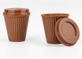Kit Barista: Stampo per Praline a Forma di Tazzina con Coperchio (Set 2 Stampi) di Martellato Professional