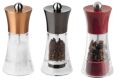 Trio Macina Pepe - Sale e Peperoncino in acrilico e inox di Arthur Krupp