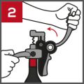 Cavatappi a leva Baltaz di Peugeot - colore nero - Zamak