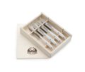 Set Made In Italy: Ceppo completo + Tagliere + 8 Coltelli Bistecca di Due Cigni Coltellerie