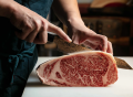 Coltello damasco Kiritsuke Cuoco Serie Zuiun di Seki Kanetsugu 