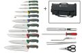 Tecna Color Full: Valigetta completa di 11 coltelli, 1 Acciaino e 4 accessori di Ambrogio Sanelli