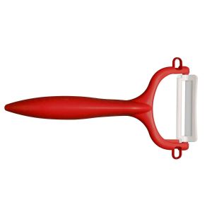 Pelapatate orizzontale Kyocera CP10N in ceramica - rosso