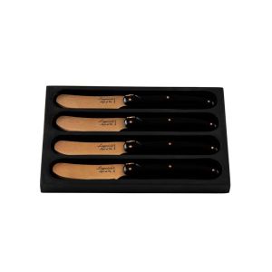 Laguiole Style de Vie Prestige - Set 4 coltelli spalmaburro Copper Stonewash