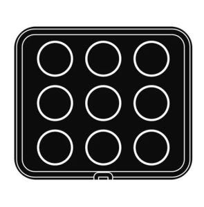 PLAQUE 29 - empreintes rondes pour Cookmatic et Cookmatic Special de Pavoni Professional
