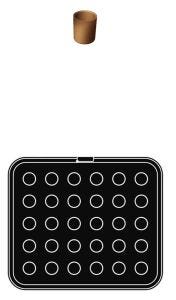Plaque S03 - Plaques rondes pour Cookmatic Special de Pavoni Professional