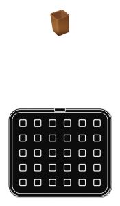Plaques carrées S05 pour Cookmatic Special par Pavoni Professional