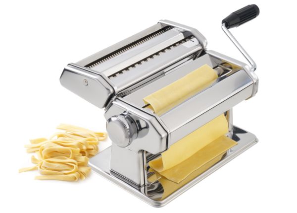Manual sheeter machine for pasta in stainless steel