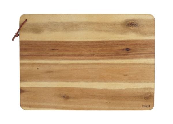 Kesper acacia wood chopping board 38.5 x 27.5 x 1.8 cm