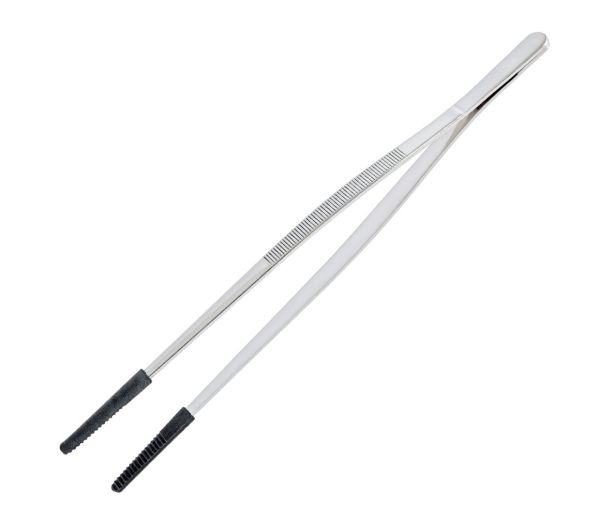 Pinza da cucina in acciaio inox con punta in silicone