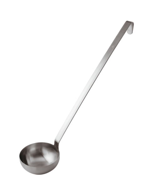 Mestolo Professionale Unipezzo Paderno Serie 11900 Ø 18 cm - Capacità 1,5 Litri - Lunghezza 75 cm