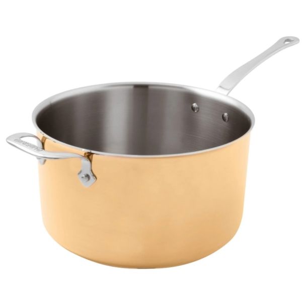 Casseruola alta in rame Ø 28 cm Serie 15600 3-PLY di Paderno
