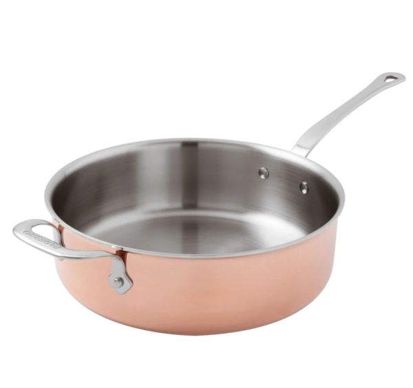 Casseruola bassa in rame Ø 28 cm Serie 15600 3-PLY di Paderno