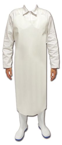 Grembiule BIANCO in poliuretano cm 125 X 90