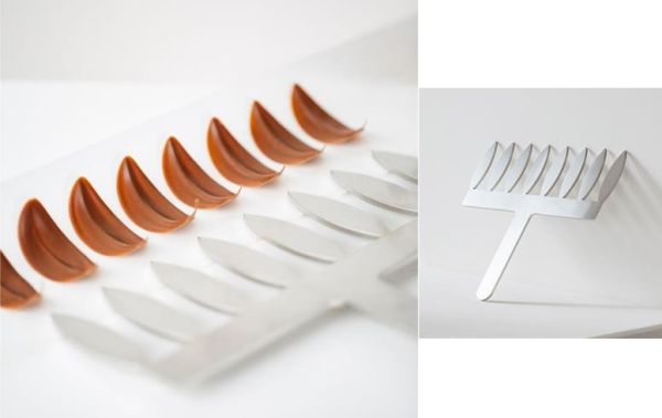LEAF COMB - stainless steel H 6 by Martellato Professional 
