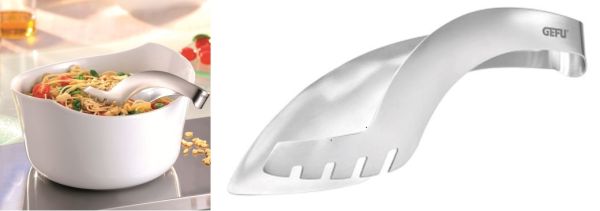 Inspiria: pinza per pasta e insalata di Gefu