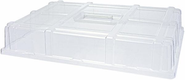Cloche de Protection Transparente en PET pour Plaques 60x40 cm Schneider