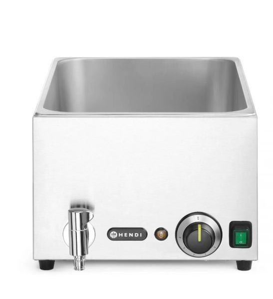 Bagno-maria Kitchen Line con rubinetto di scarico