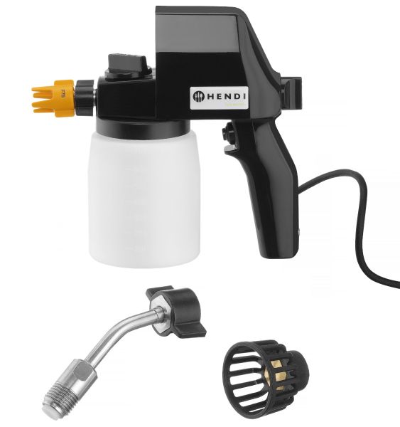 Pistola Spruzzatore alimentare elettrico completo di ugelli 