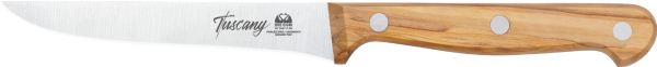 Coltello bistecca filo liscio Linea Tuscany di Due Cigni Coltellerie