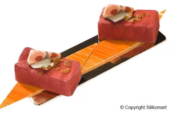 Moules en silicone Sf060 Nougats par Silikomart Professional