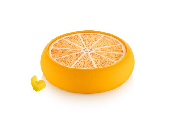 Silicone mould + pastry cutter + mat THE SLICE OF CITRUS 940 by Silikomart Professional