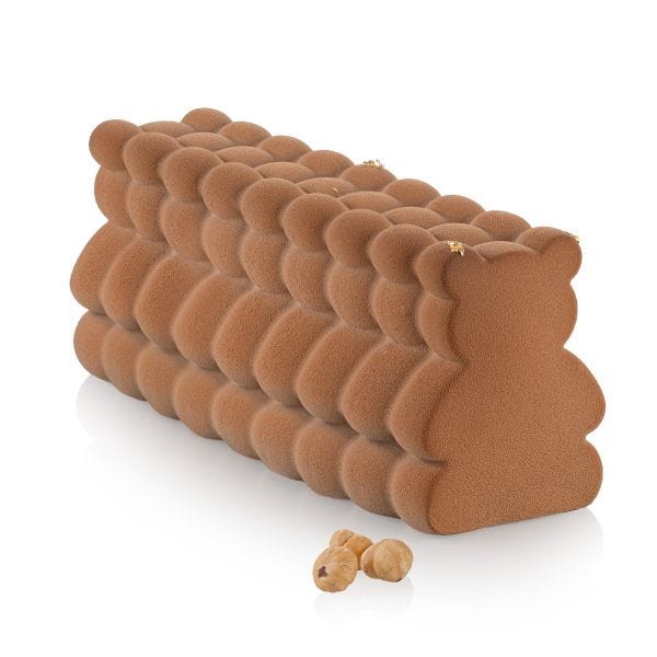 Stampo in silicone BUCHE PELUCHE 1100 di Silikomart Professional