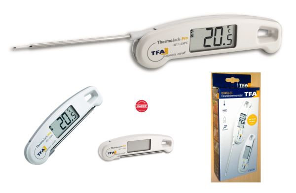 Digital thermometer with lockable probe IP65 by TFA