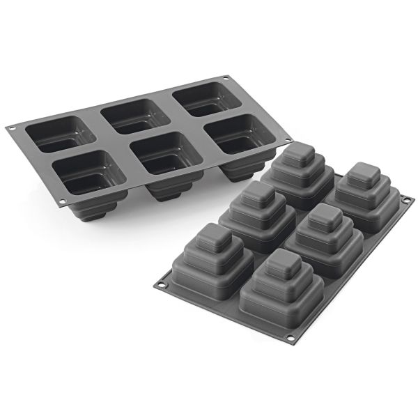 Mini Square Cakes by Martellato Professional