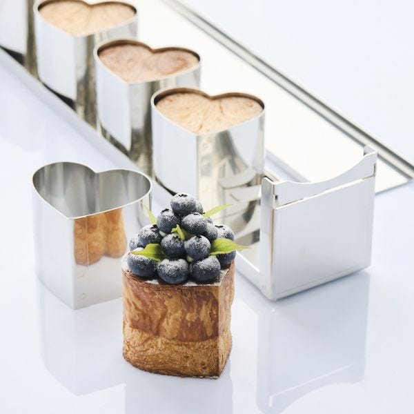 Stampo in acciaio inox MINI LOVE 5 di Martellato Professional