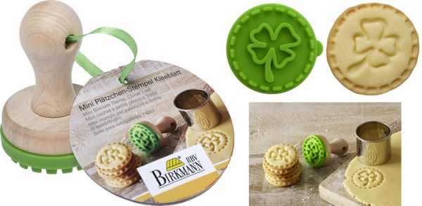 Stampino Timbro-biscotti Quadrifoglio