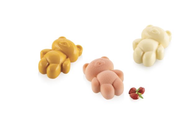 TEDDY BEAR XS 20 silicone mould by Silikomart Professional