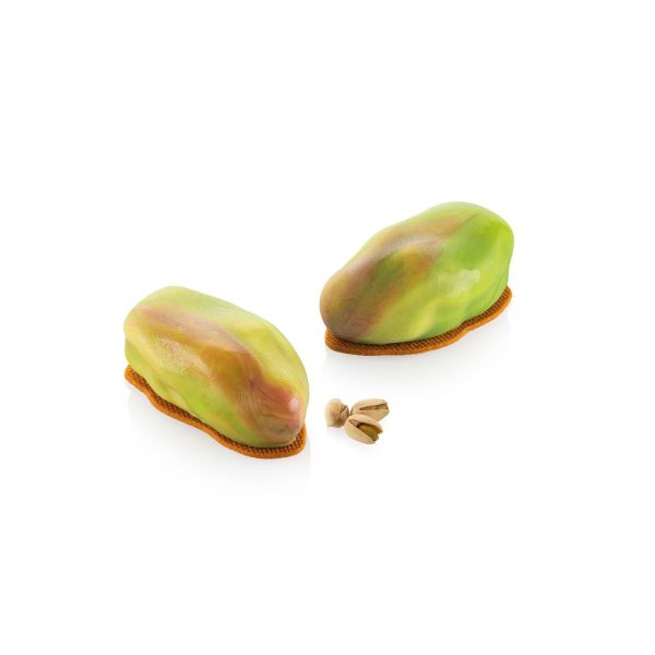 Moule en silicone + emporte-pièce PISTACCHIO 120 de Silikomart Professional
