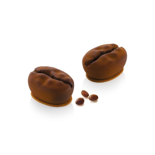 Moule en silicone + emporte-pièce CAFFE 110 de Silikomart Professional