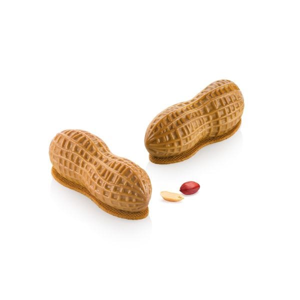 Moule en silicone + emporte-pièce PEANUT 100 de Silikomart Professional