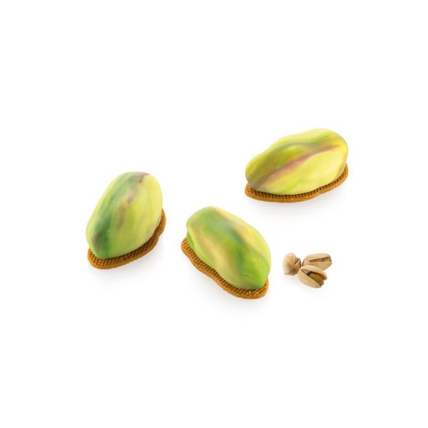 Moule en silicone + emporte-pièce PISTACCHIO 30 de Silikomart Professional