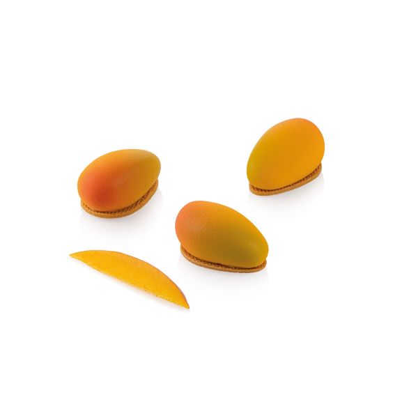 Moule et emporte-pièce en silicone MANGO 30 de Silikomart Professional