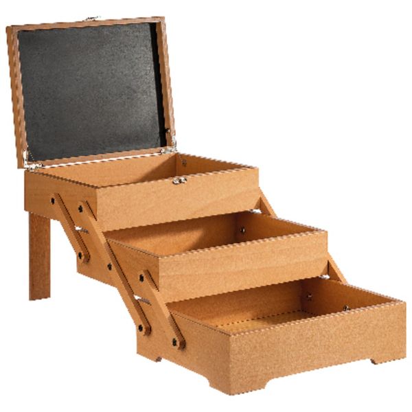 Espositore rettangolare per buffet a 3 scomparti 70,5 x 37,0 cm - h 53,5 cm