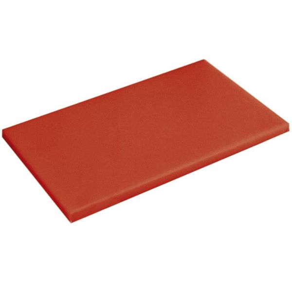 Tagliere rettangolare in polietilene ROSSO cm. 60,0x40,0 - h 2,0 cm