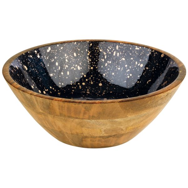 Round mango wood bowl Ø 30.0 - h 10.5 cm
