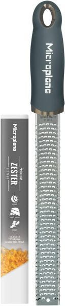 Grattugia Zester Microplane Grigio Antracite – Professionale Lama Ultra Affilata