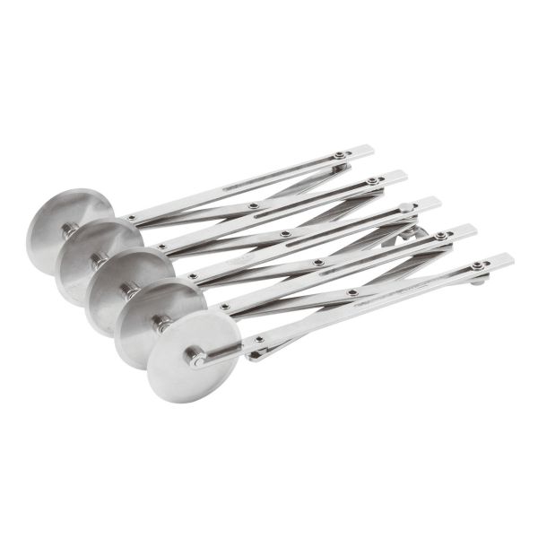 Tagliapasta estendibile in inox 5 lame lisce - bicicletta