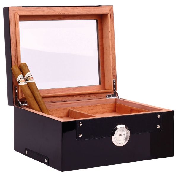  Vetrina in legno per sigari con interno in cedro - 29,0 cm x 44,0 cm