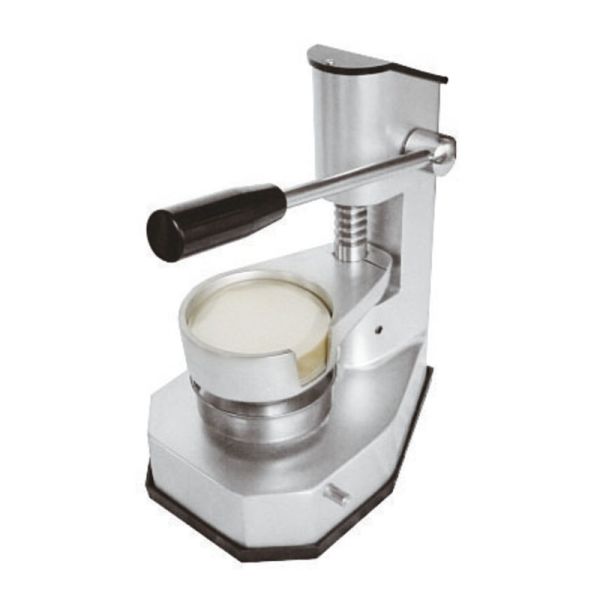 Pressa hamburger in alluminio e acciaio inox Ø 10,0 cm - h 50,0 cm