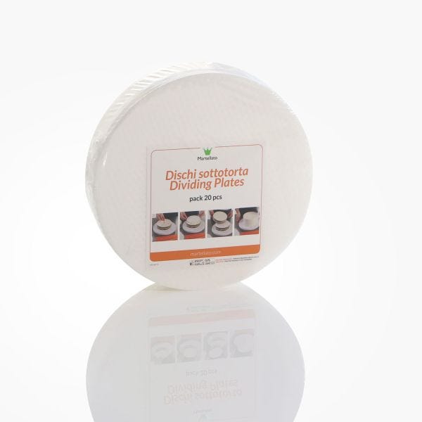 Sottotorta rotondo D. 24 x 20 pcs. di Martellato Professional